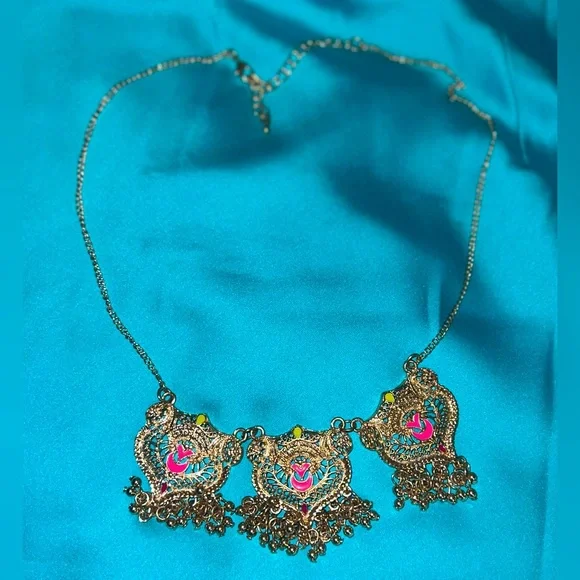 💖 💛🦋Bohemian Necklace 🦋💛💖 - Picture 1 of 7